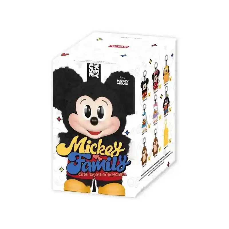 Disney Original Mickey Family Cute Together Keychain Series Blind Box Vinyl Doll Anime Figure Decoration Collection Kid Gift Z250703