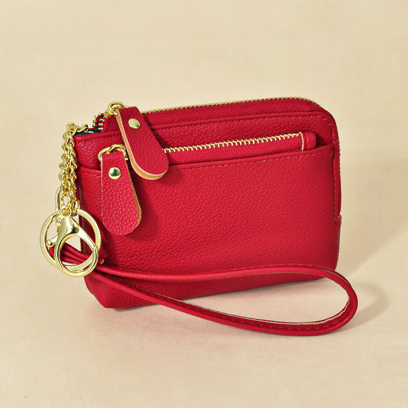Free Shipping Designer Bag Cross-border New Handheld Small Wallet Multi-card Slot Keychain Coin Purse Large Capacity Coin Wallet For Women With High-e