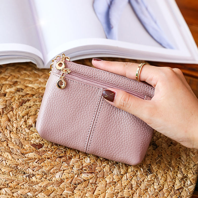 Free Shipping Designer Bag Coin Purse For Women Card Holder Key Bag Soft Leather Small Bag Coin Bag High-end Texture Zipper Mini Wallet Compact Women&