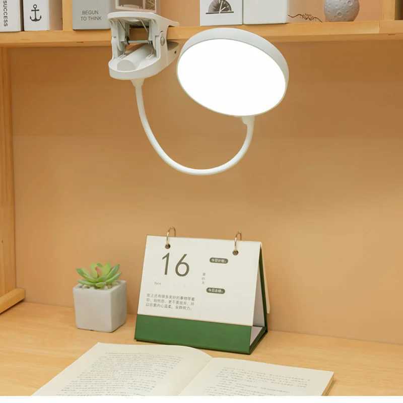 LED Desk Lamp with Touch Control - Rechargeable Adjustabl Eye Protection Reading Lamp Desk Lamp for Students Home Office UseXJ250703