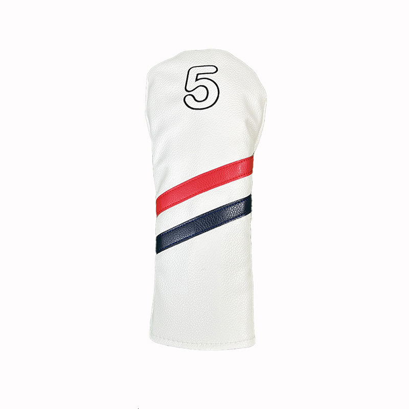 Simple atmosphere Golf Woods Headcovers Covers For Driver Fairway Clubs Set Heads PU Leather Unisex 240122