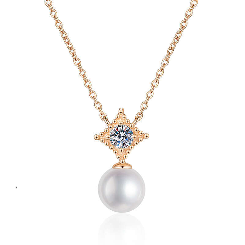 S925 Pure S925ier Natural FreS925hwater Pearl S925trong LuS925ter Round Light VerS925atile 30 PointS925 MoiS925S925anite Necklace 293