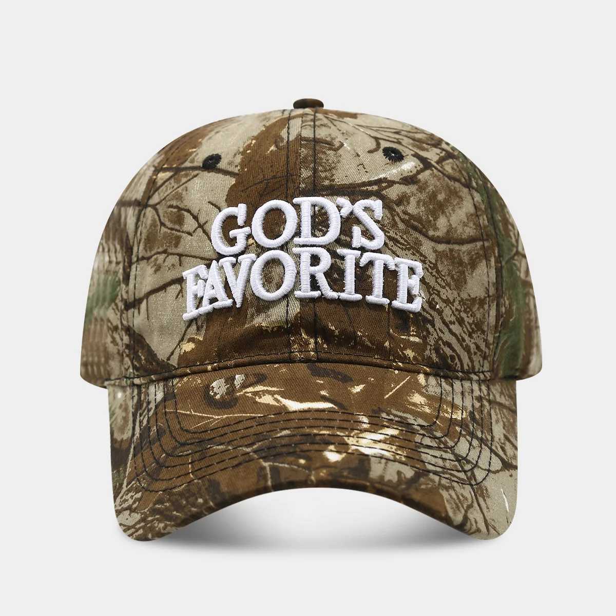 3d Embroidery Unique Retro Camo Baseball Hat Camouflage Jungle Tactics Large Circumference Sun-Shading Cap For WenS Fashion X250704