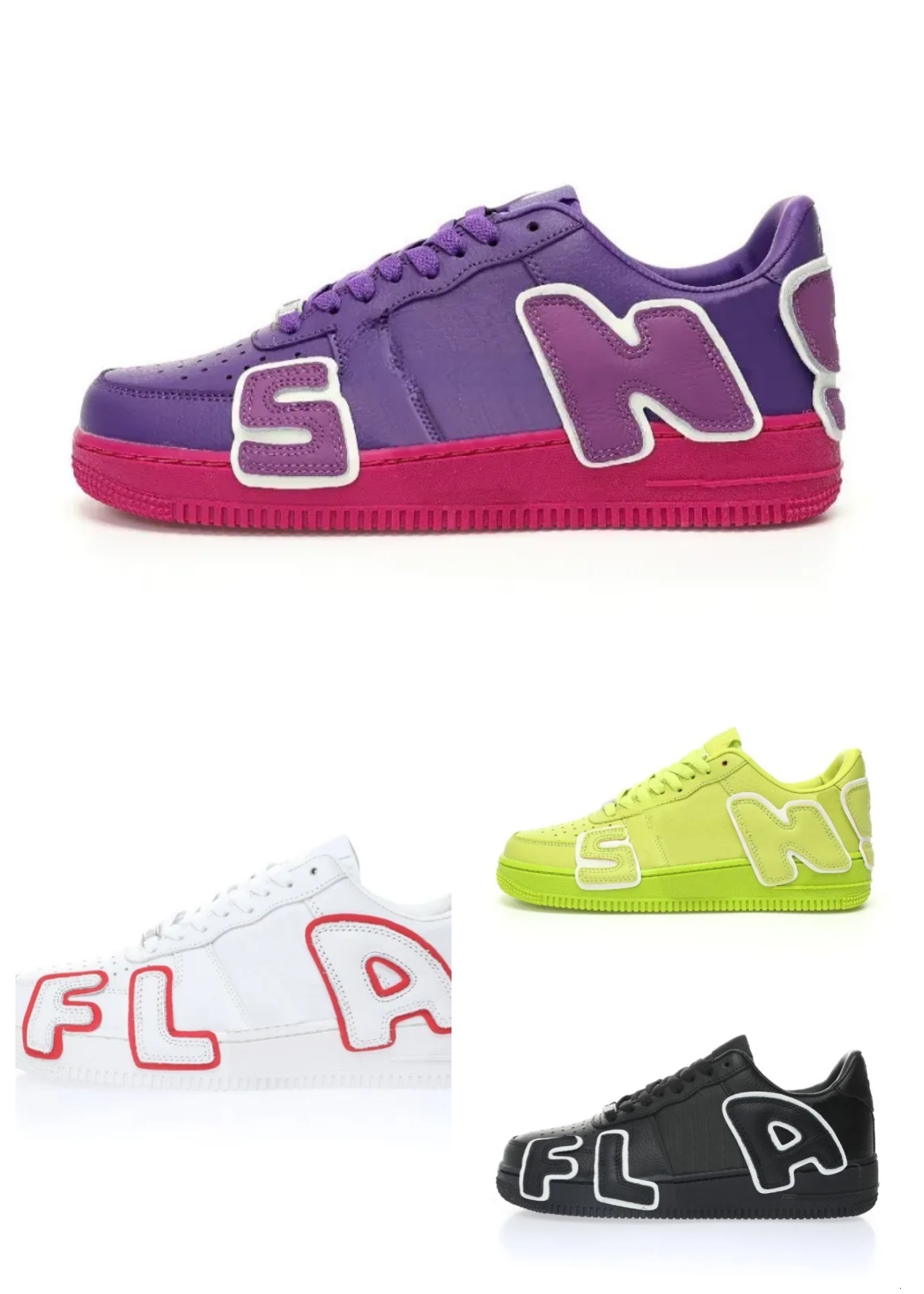 CPFM x 1'07 Low Flea Beach Shoes White Black Sneaker Casual shoe range in men's and women's sh12