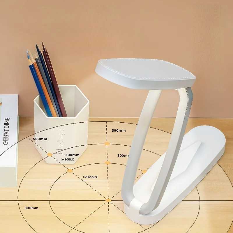 3-Level Dimming LED Folding Desk Lamp Eye Protection Lighting Table Lamps for Reading Bedside Living Bedroom Charging Night Light XJ250703
