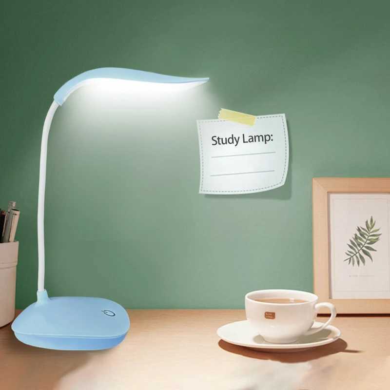 LED Reading Desk Lamp Portable Desk Lamp USB Charging Table Light Touch Dimming Eye Protection Light for Study Room Office Lighting XJ250703