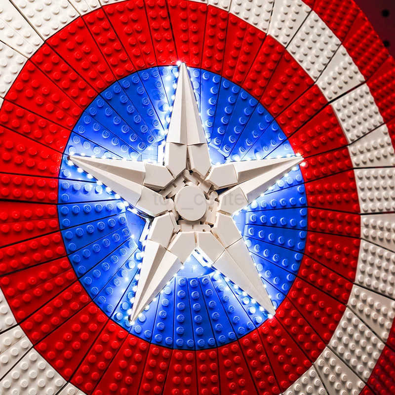 DISNEY 76262 Lazishi LED Light Set is suitable for Captain Americas Shield building blocks (only including lighting accessories) W20250704