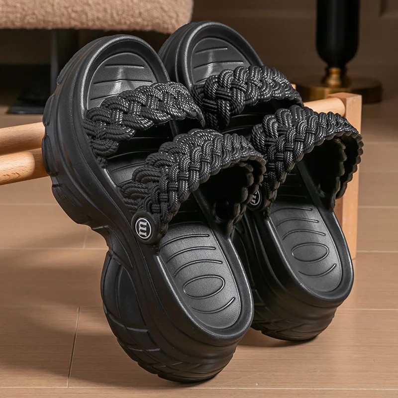 Comwarm Fashion Womens Slippers Platform Outdoor Female Slides Slip On Concise Slides EVA Soft Sole Comfortable Womens Sandals W250704