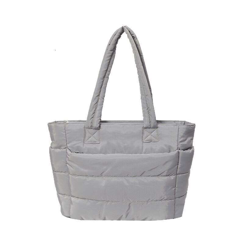womens cotton padded tote lightweight laptop commuter large capacity travel handbag shoulder bag customizable
