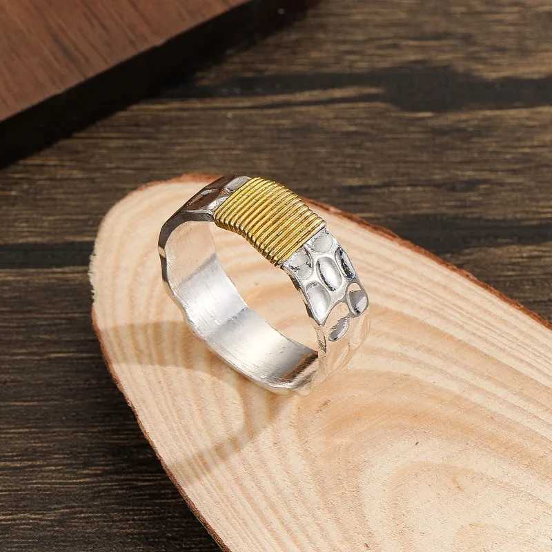 Minimalist Geometric Hoop Line Ring Artisan Crafted Custom Jewelry Wedding Engagement Birthday Gift for Women Trendy Statement Y250704