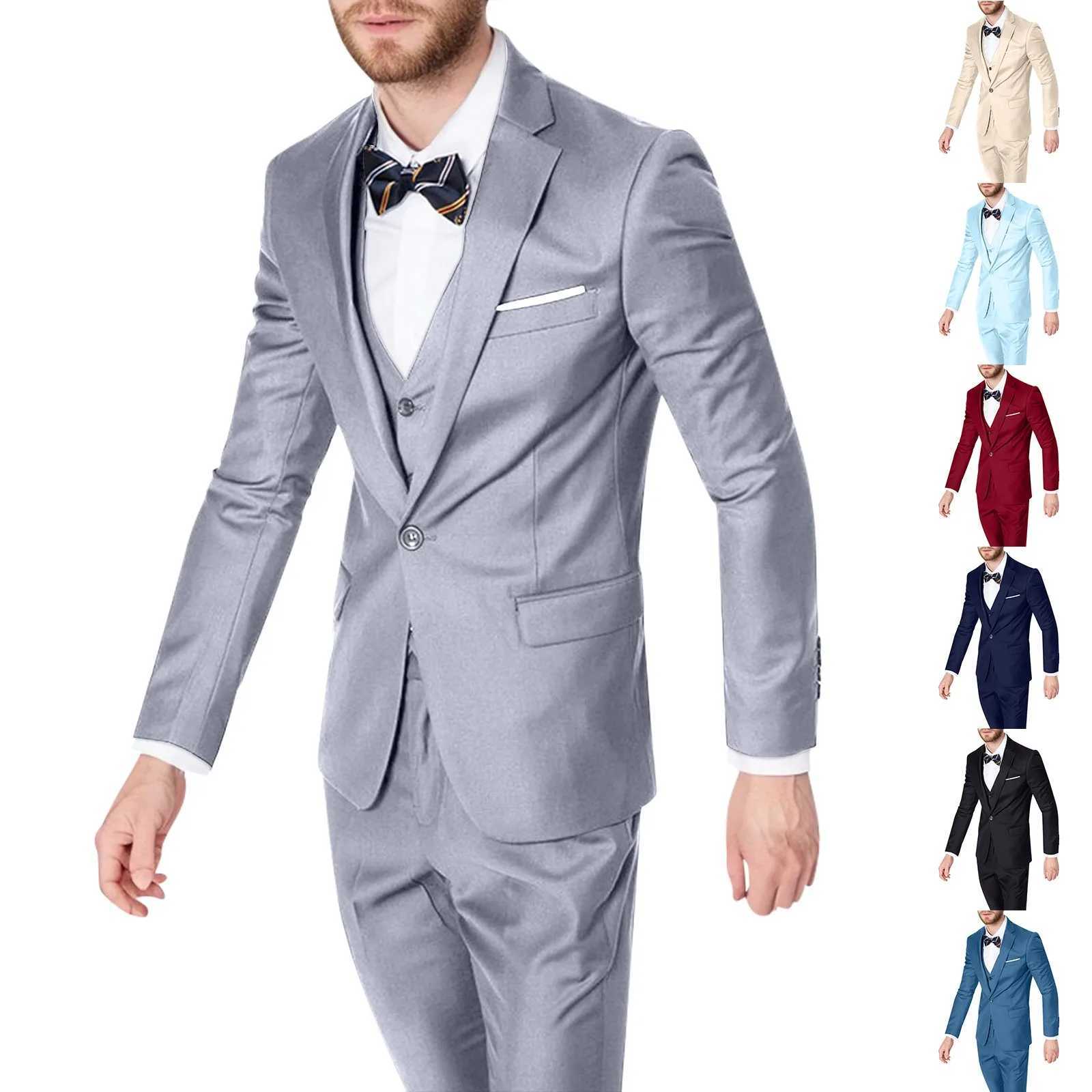 Men Elegant Suits For Wedding 2 Pieces 2 Sets Jackets Vest Pants Luxury Classic Blazers Outfit Fashion Full 2025 Formal Costume X250704