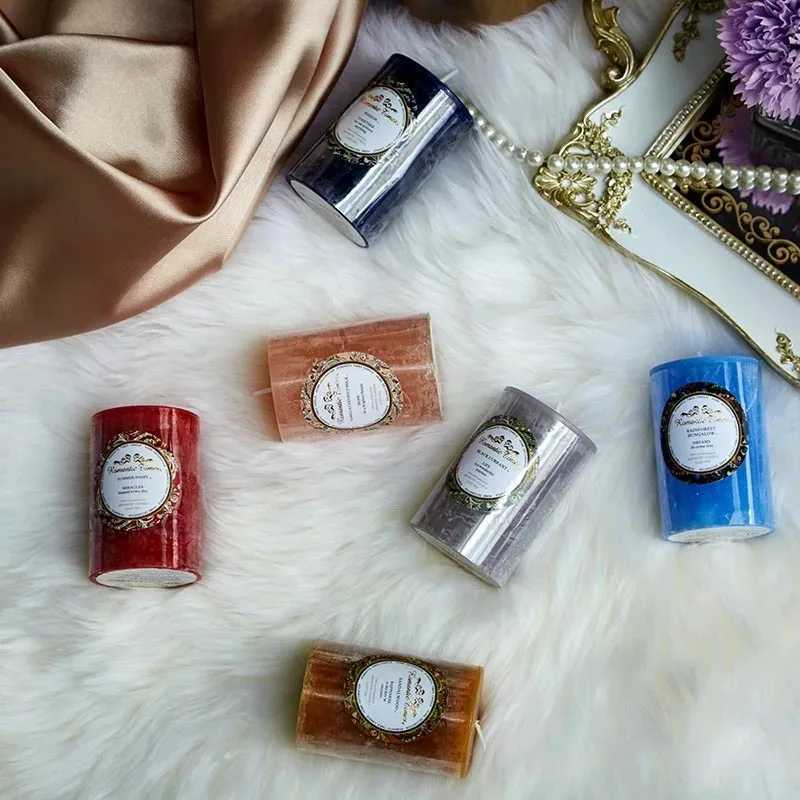 Household Smokeless Column Wax Scented Candles Church Holiday Wedding Scented Birthday Buddhist Candles Home Decoration W250704