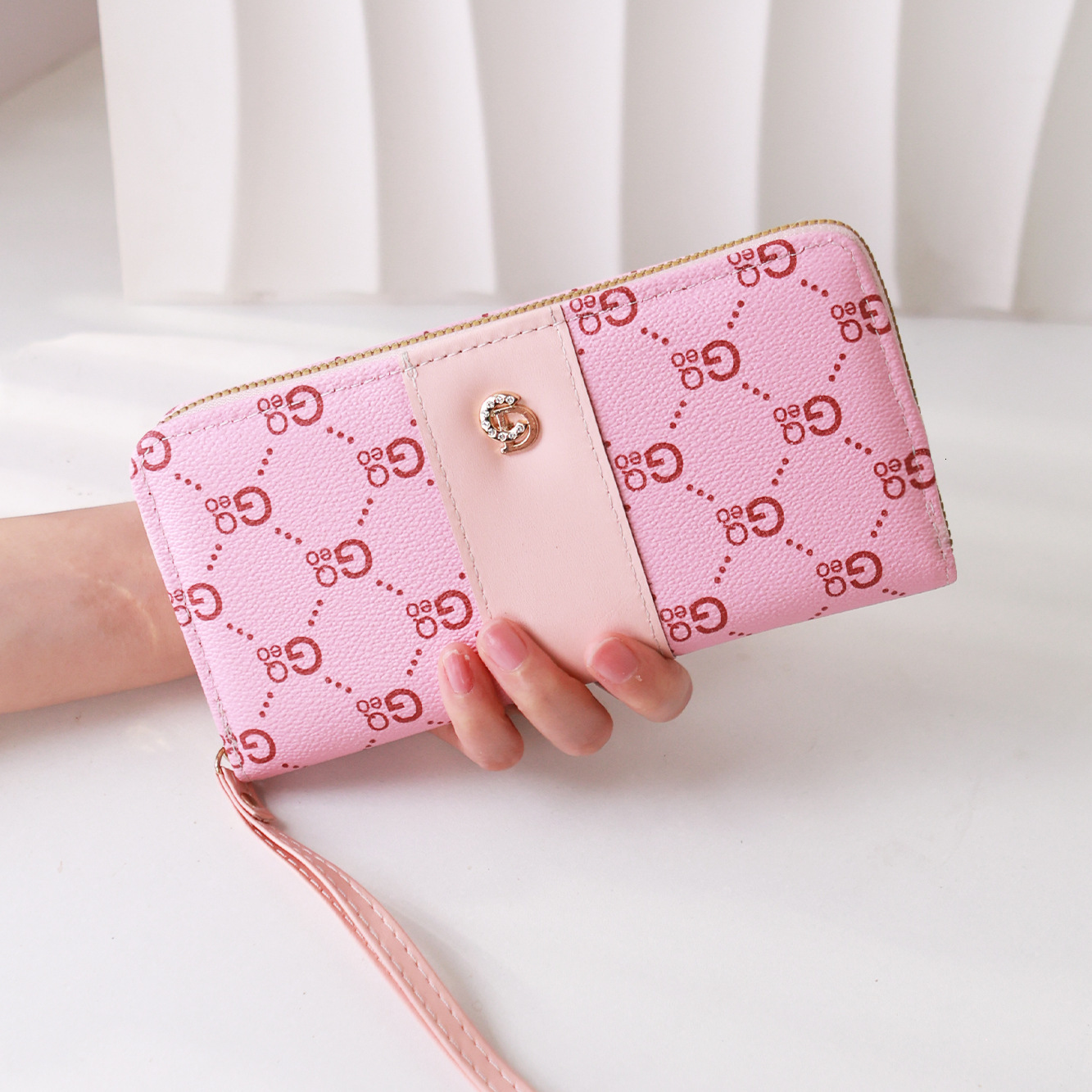 Free Shipping Designer Bag Trade 2025 New Women's Wallet Long Style High-end Zipper Clutch Large Capacity Money Clip Card Holder For Women