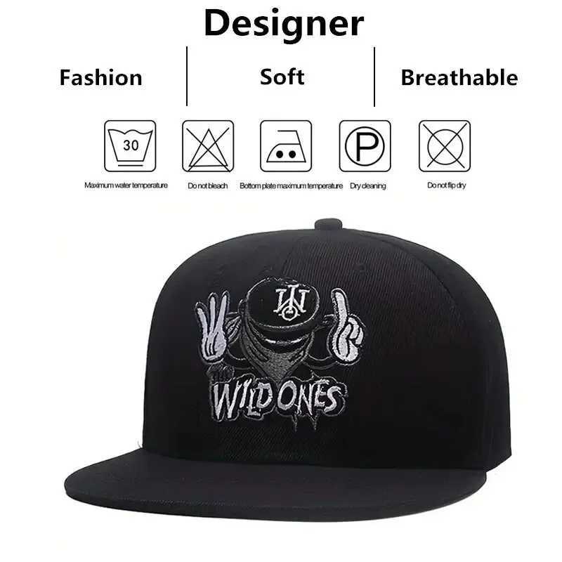 2025 Unisex Ninja Letter Embroidery Hip-hop Hats Outdoor Adjustable Casual Baseball Caps Sunscreen Hat X250704