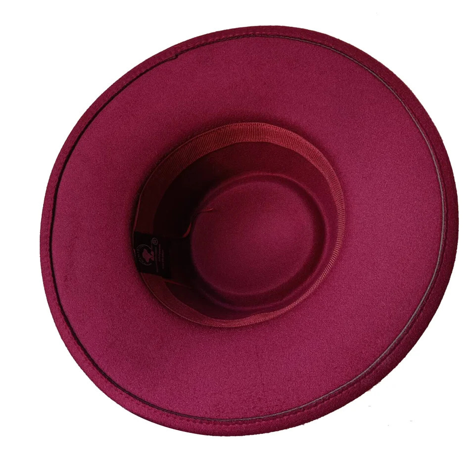 British Style 8CM Wide Brim Fedora Hat Womens Fashion Autumn/Winter Pork Pie hat Wedding Hat Jazz Hat Gorras para hombres 250701