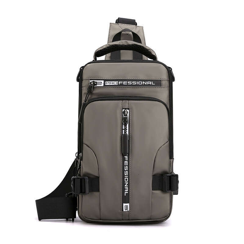 Men's Multifunctional Chest Fashionable and Casual Single Shoulder Crossbody Bag, Waterproof Space Cloth Small Backpack, 2025 Temperament Versati