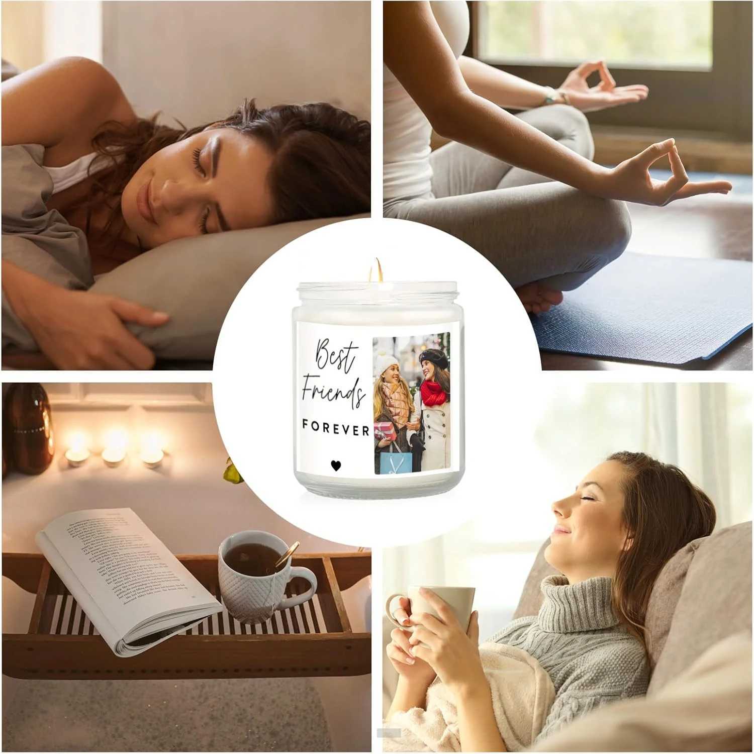 7oz Customized Aromatherapy Candle Gift Womens Gift Best Friends Womens Birthday Gift Birthday Gift Christmas Candle Gift W250704