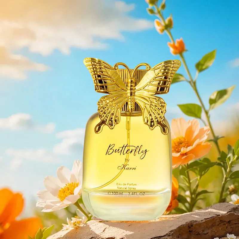 Butterfly Women Natural Fresh Perfume High-end Quality Long-lasting Floral Scent 100ml Eau De Toilette Romantic Arab Body Spray XJ250704