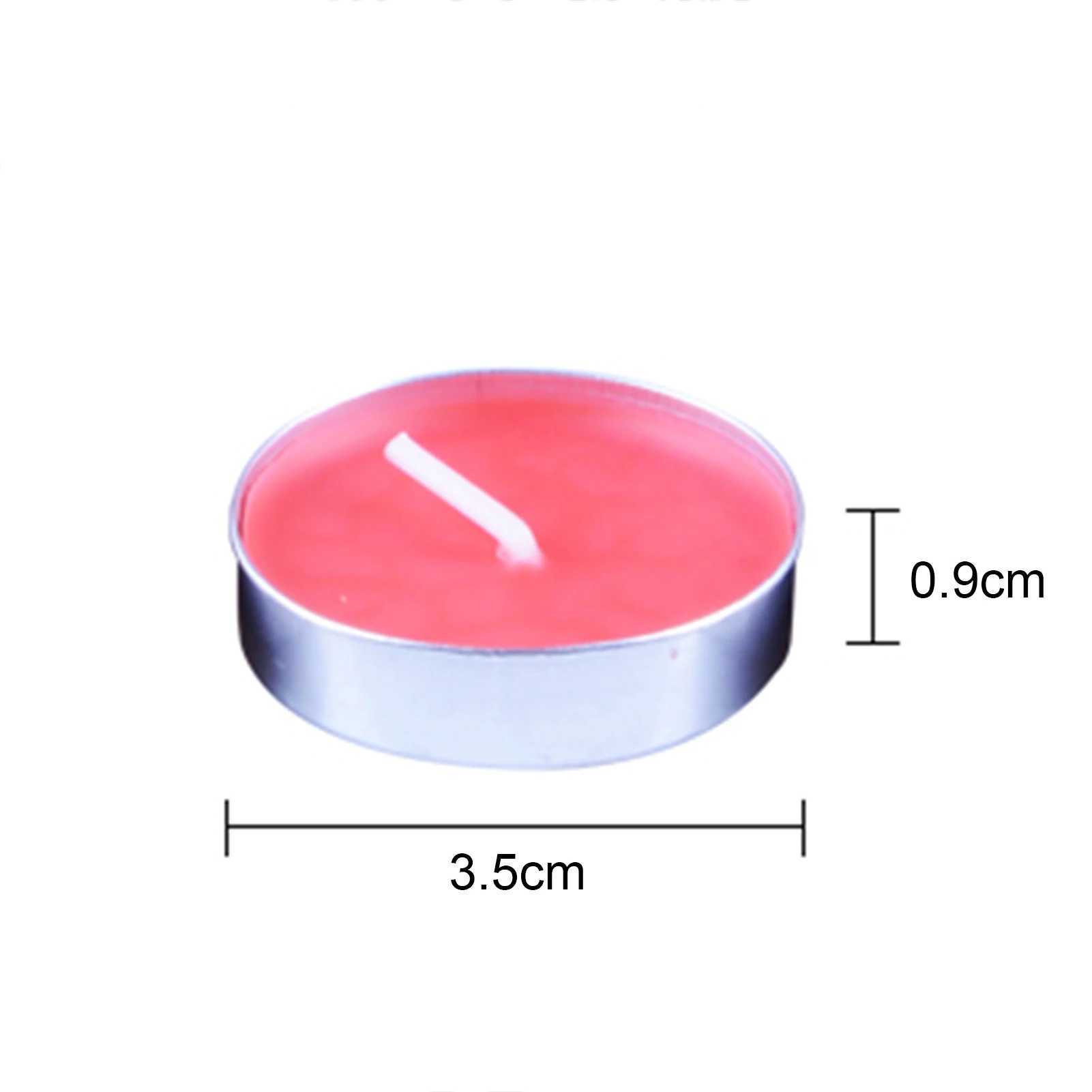 50Pcs Flameless Tea Lights Long Lasting Paraffin Tea Candles for Bedroom Indoors Night W250704