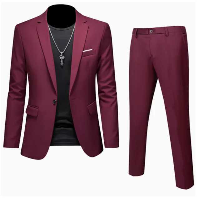 Blazer Men Suits Cardigan Outerwear Single Breasted Solid Blazers with Zipper Fly Ankle Length Pants Business Summer Pockets X250704