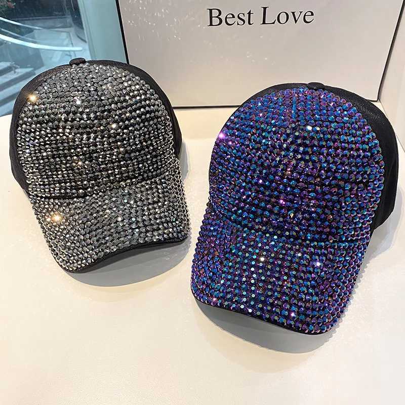 CNTANG Summer Wens Baseball Cap Spring Autumn Rhinestone Caps Fashion Personality Street Hiphop Hats For Fem Snapback X250704