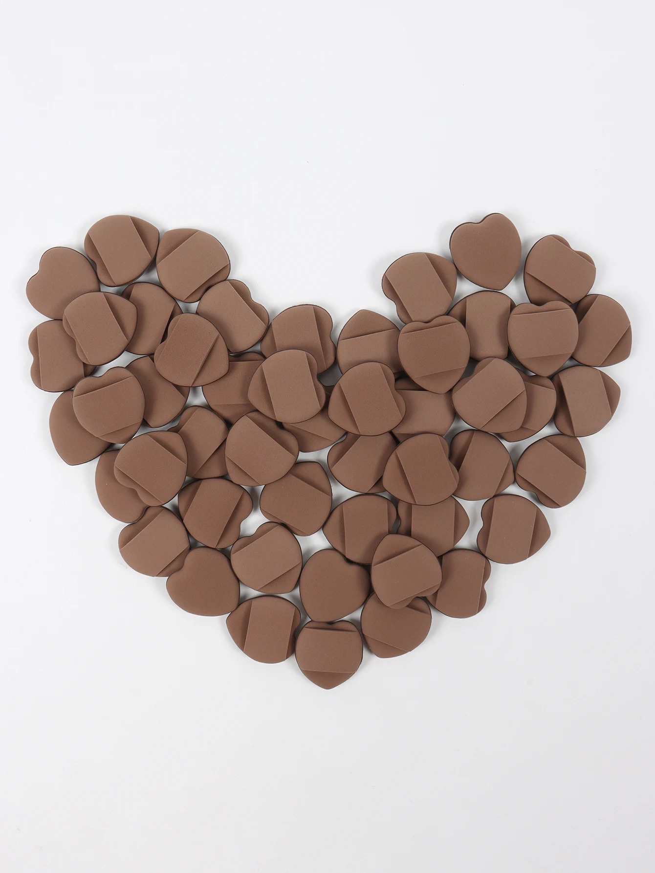 50 Mini Finger Cushions Air Cushion Powder Puff Latex Free Mixed Sponge and Cosmetic Puff Is Used for Liquid Foundation Make- 250625