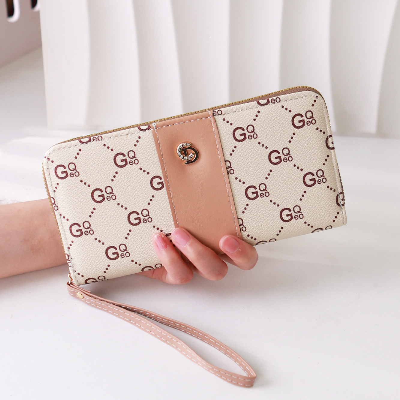 Free Shipping Designer Bag Trade 2025 New Women's Wallet Long Style High-end Zipper Clutch Large Capacity Money Clip Card Holder For Women