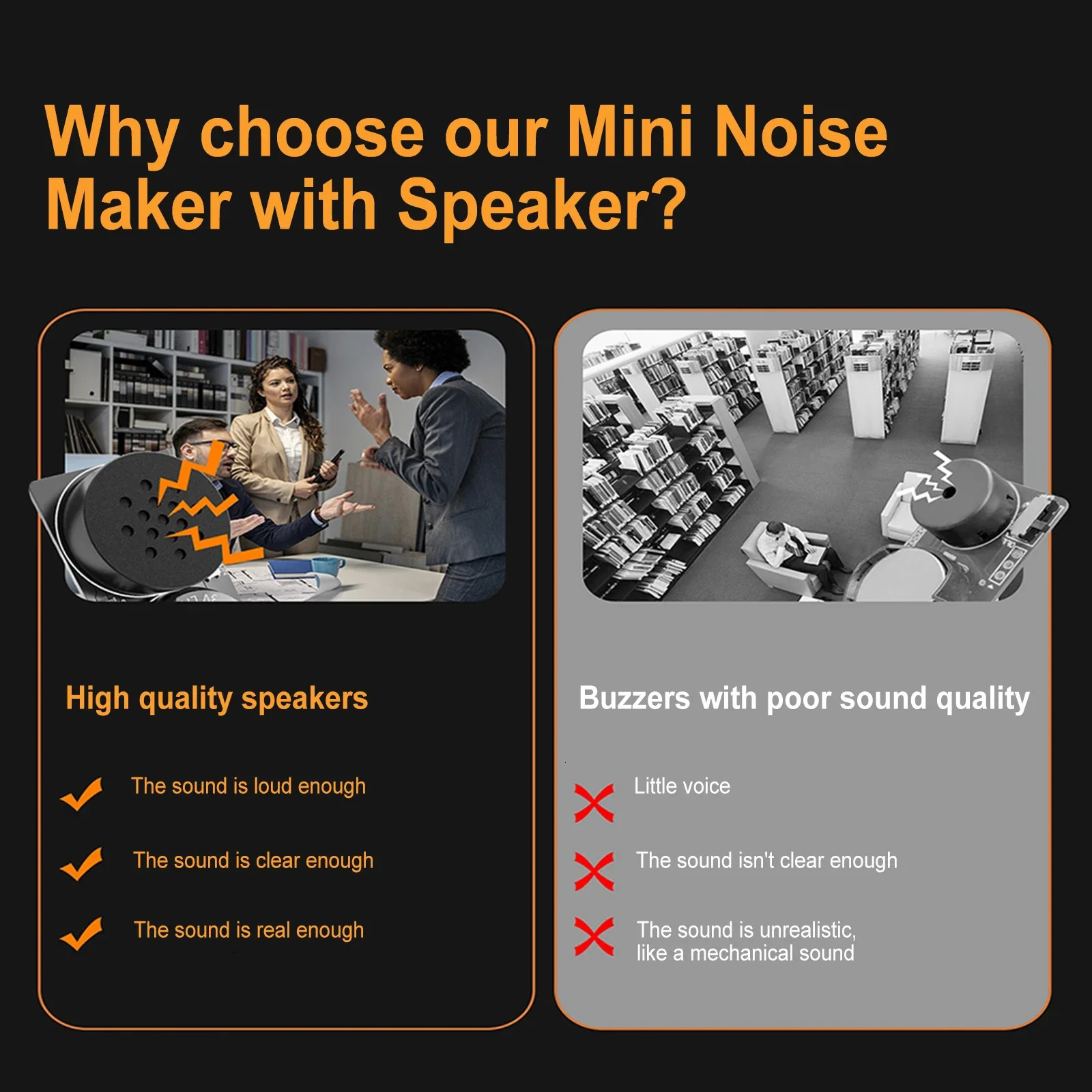 Mini Noise Maker Prank with 7 Sounds Annoying Noise Maker Beeping Prank Irritating Noise Maker Funny Device for Home Party Props 250703
