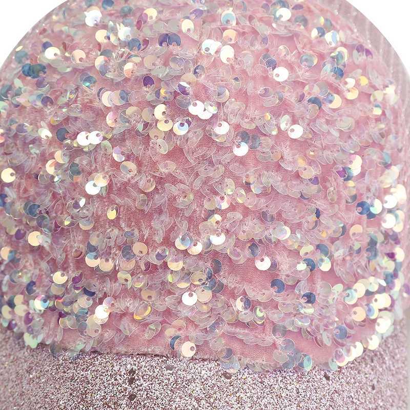 Shiny Sequins Baseball Hat For Wen Summer Mesh Duck Tongue Caps Breathable Sunshade Visors Korean Girl Peaked Cap y2k X250704