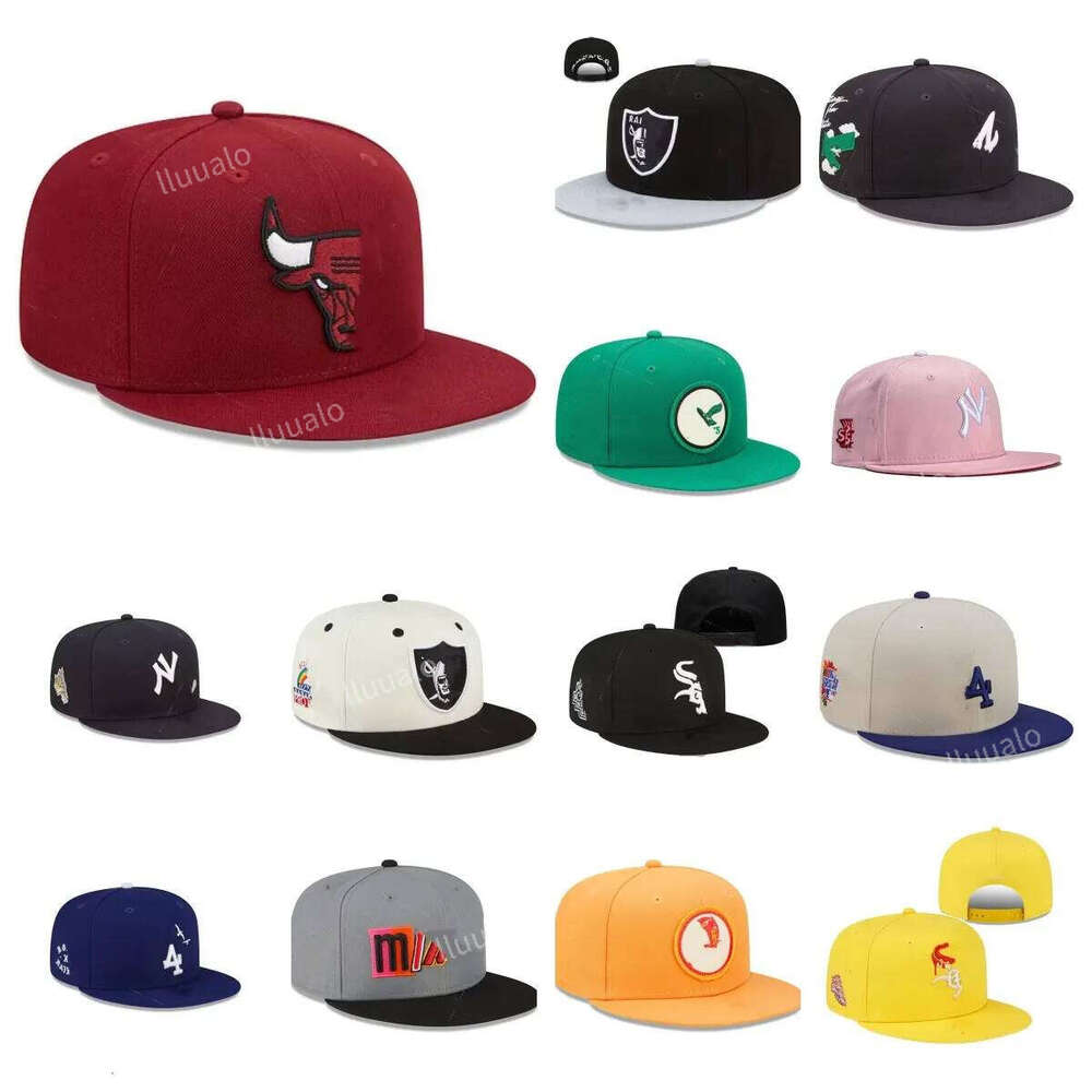 Snapbacks hats Adjustable Designer Baseball Flat hat All Team Embroidery basketball Football Caps Outdoor Sports Hip Hop Fitted Fisherman Beanies Mesh cap