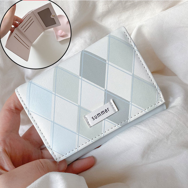 Free Shipping Designer Bag New Summer Exquisite High-end Wallet For Women Short Style Niche Foldable Card Holder Small Wallet With Integrated Anti-deg