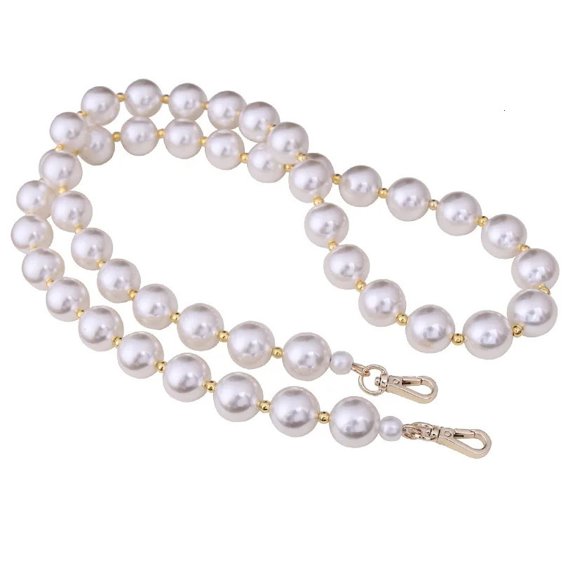 1Pc 30cm50cm70cm90cm Handbag Replacement Big Pearls Chain Shoulder Bag Strap DIY Purse Chains Handles Bag Accessories 250704