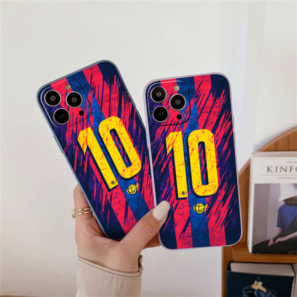 Customized Messi Football Superstar Phone Case for iPhone 15/Pro Max/XR/XS