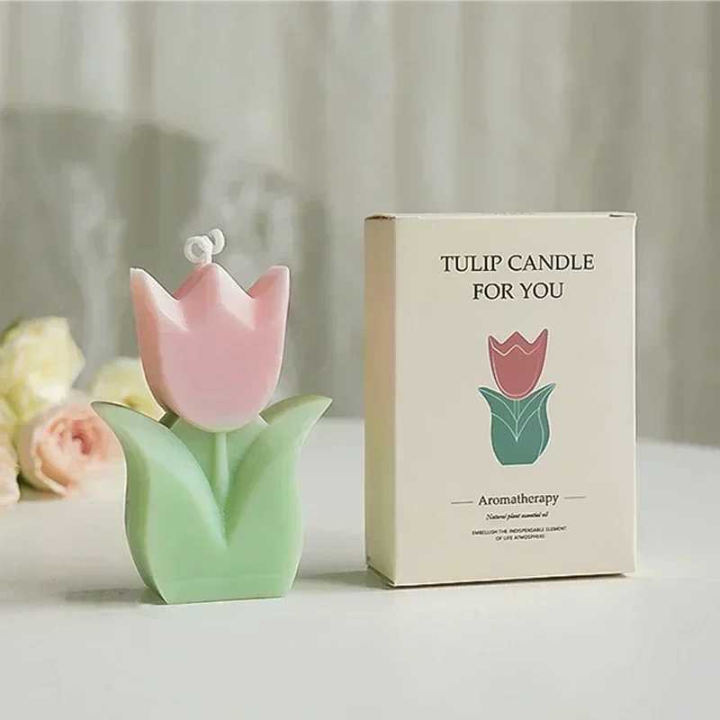 Exquisite Tulip-Fragrance Candles Ideal Wedding Keepsakes Luxurious Home Ambiance Heartfelt Birthday Presents for Women W250704