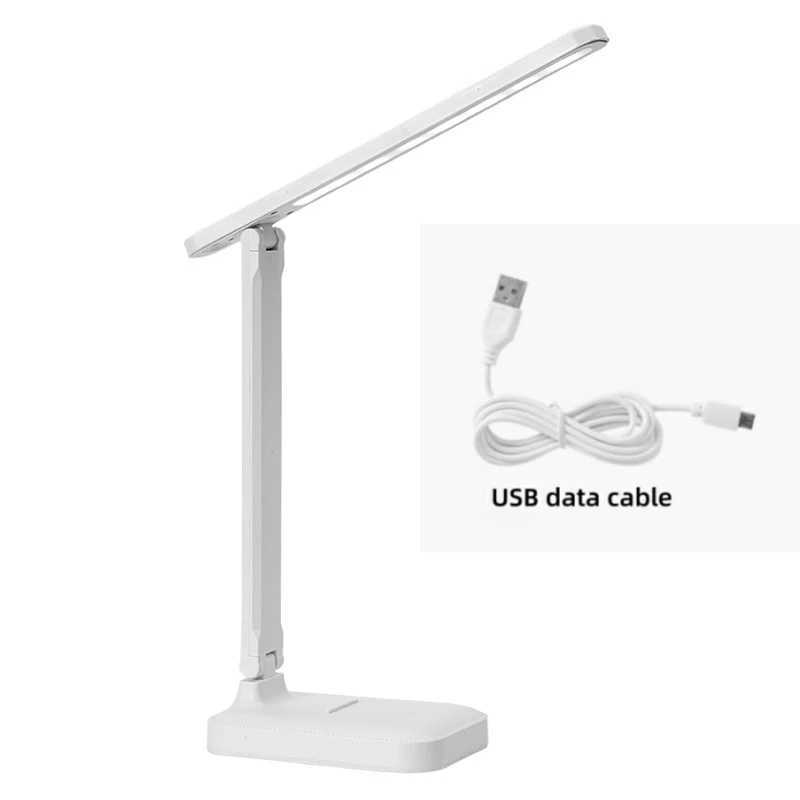 USB charging table lamp Folding table lamp eye protection touch dimmable LED light Student dormitory bedroom readingXJ250703