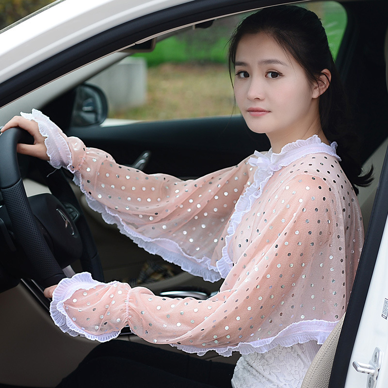 K1234 Spring and autumn gauze beach towel oversized summer cycling driving sun protection clothing versatile shawl seaside chiffon scarf scarf women