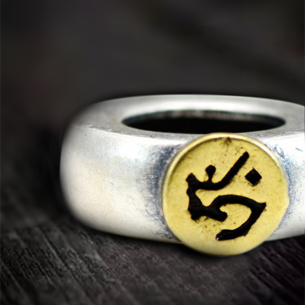 S Pure Eight Guardian Deities Spacer DIY Crystal Jewelry Accessories Sier Sanskrit Zodiac Large Hole