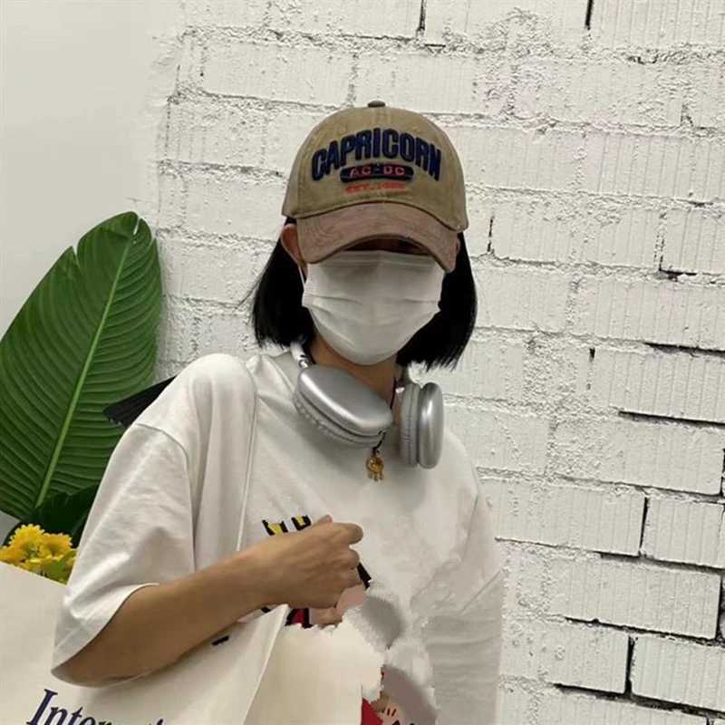 New Unisex Cap Washed Cotton AC-DC letter Embroidery Baseball Cap Outdoor Casual Classics Hats For Wen Men Cap X250704