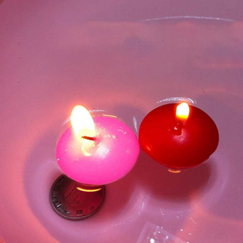 1 Pcs Wedding Floating Candles Mini Smokeless Candles Romantic Party Decoration For Events New Year Christmas Tealight Candles W250704