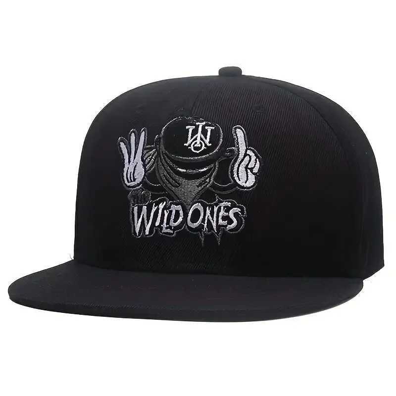 2025 Unisex Ninja Letter Embroidery Hip-hop Hats Outdoor Adjustable Casual Baseball Caps Sunscreen Hat X250704