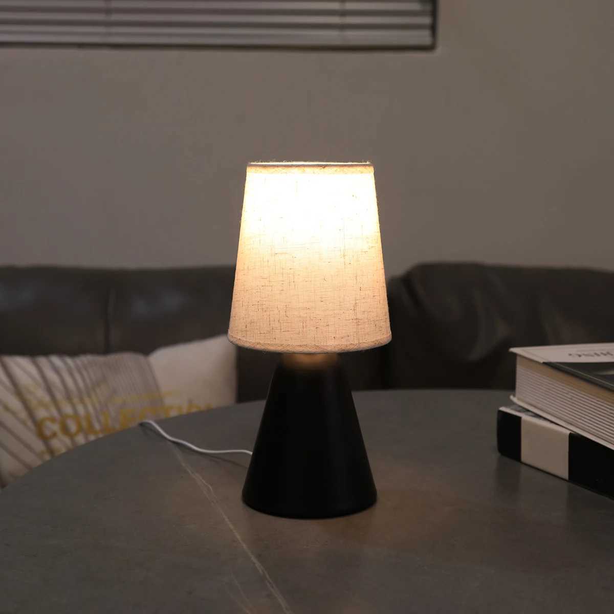 Modern linen art table lamp home decoration atmosphere lamp suitable for bedrooms study roomsXJ250703