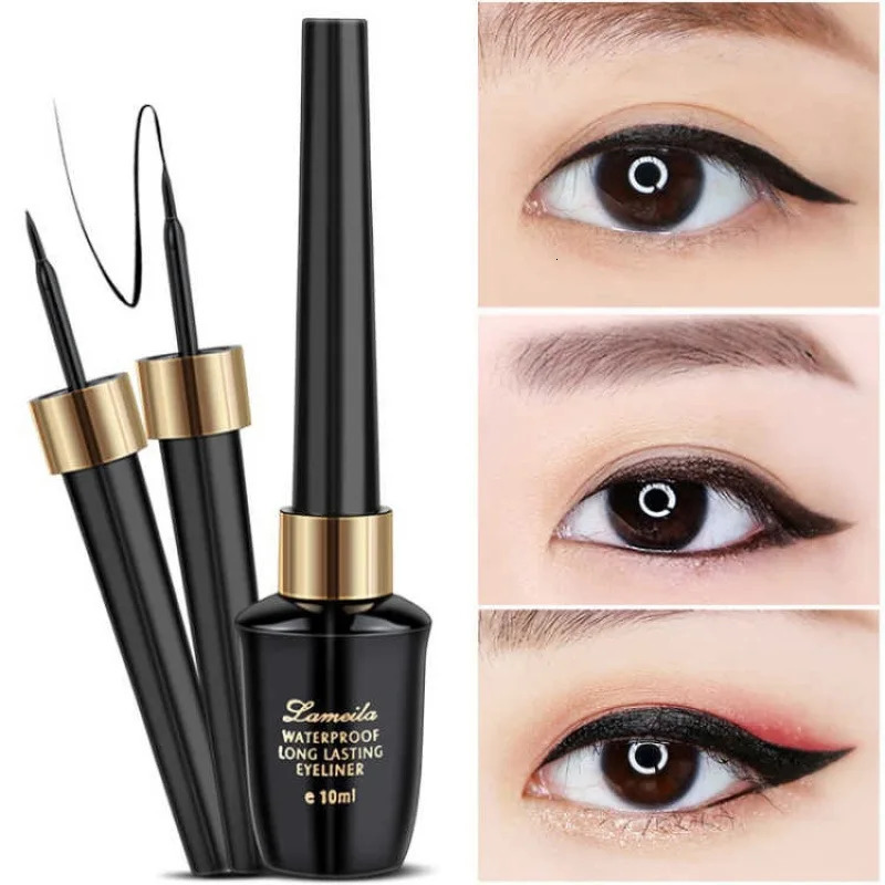 Long-lasting Black Gel Eyeliner Ultra-fine Hard-tipped Waterproof Liquid Eyeliner Pen Quick-Dry Durable Cosmetics Makeup Tool 250704