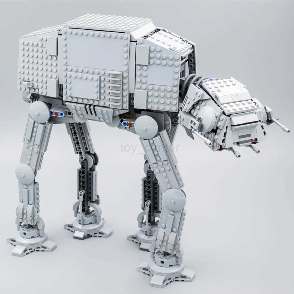 DISNEY MOC Space Movie AT-AT Building Blocks Bricks DIY Model Modfied from 75288 With Figures Toys for Children Christmas Gifts W20250704