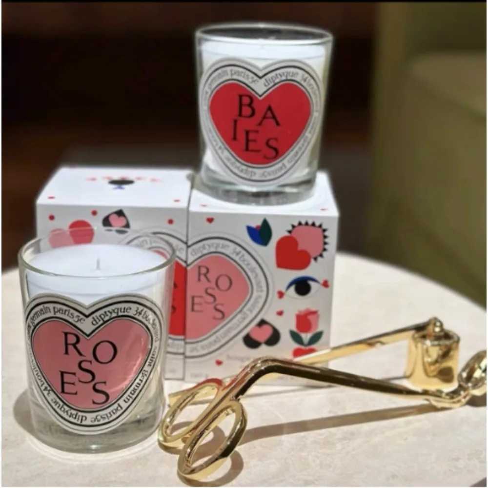 New Valentines Day Aromatherapy Candle Pure Natural Plant Essential Oil Smokeless Fragrance with Hands W250704