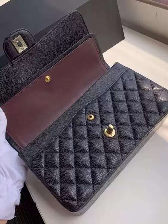 New Cowhide Quilted Chain Xiaoxiangjia Sheepskin CF2.55 Single Shoulder Crossbody Women's Bag with Original Tag