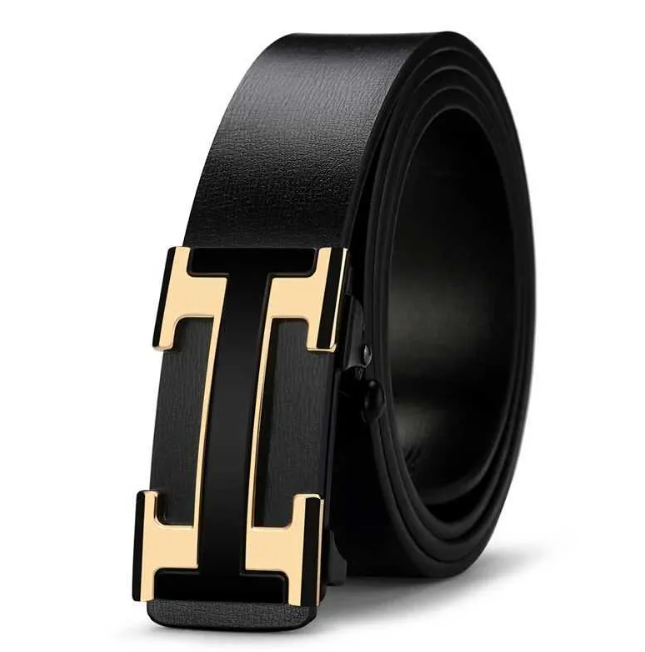 Designer man leisure famous brand belt with a width of 3.4cm mens top-level high-quality mens leather belt luxury belt M metal authentic buckle