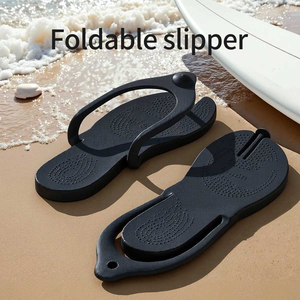 Summer Women Flip Flops Beach Flat Home Slippers Fashion Comfortable Foldable Indoor Outdoor Slides W250704