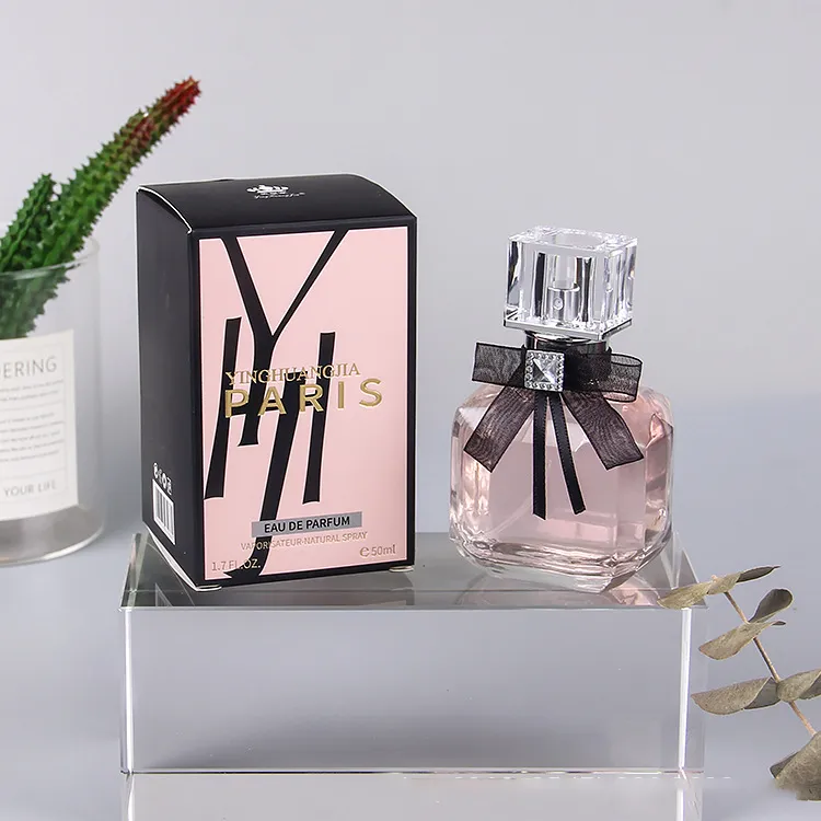 Perfume Fresh Light Scent 50ml Eau De Parfum Feminino Spray Floral Notes Long Lasting Fruity Mon Party Womens Perfume Good Qualiy