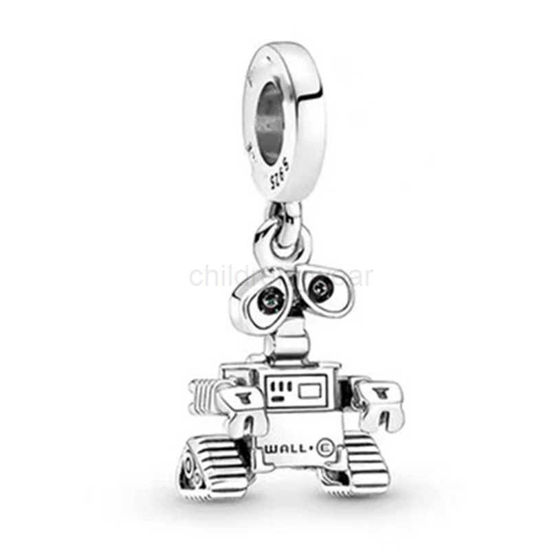 Disney Wall-E Robot Winnie the Pooh Pendant Charm Bead Fit Bracelet Bangle Necklace Women Luxury DIY Jewelry Party Festival Gift W20250704