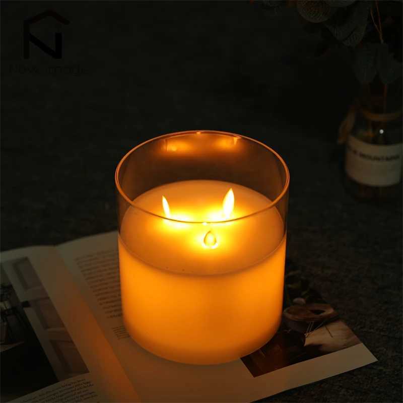 LED Candle Fake Flashing Tea Light Outdoor Garden Lamp Battery-powered Romantic Wedding Banquet Decoration Home Decoration W250704